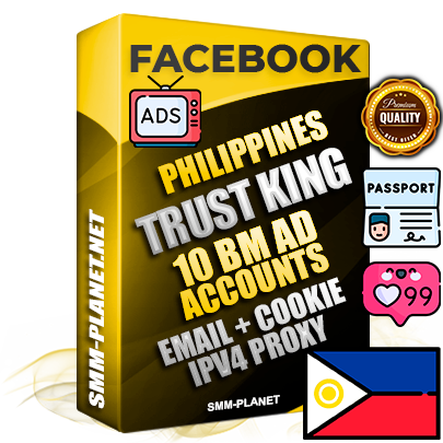 SUPER TRUST KING Filipino Facebook Ad Accounts - 10 BM Ad Accounts