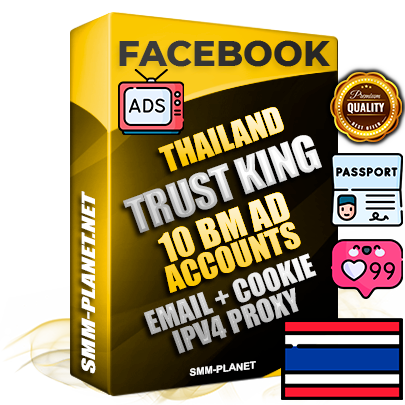 SUPER TRUST KING Thai Facebook Ad Accounts - 10 BM Ad Accounts