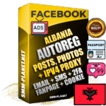 Ultimate Albanian PREMIUM AutoReg Facebook Accounts - Fully Loaded (Posts : Multi-Photos : Info)