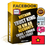 SUPER TRUST KING Vietnamese Facebook Ad Accounts - 10 BM Ad Accounts
