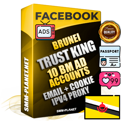 SUPER TRUST KING Brunei Facebook Ad Accounts - 10 BM Ad Accounts