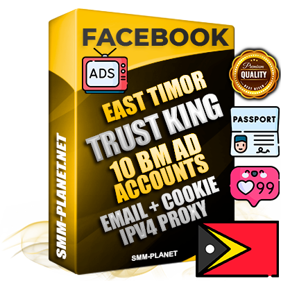 SUPER TRUST KING Timorese Facebook Ad Accounts - 10 BM Ad Accounts