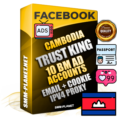 SUPER TRUST KING Cambodian Facebook Ad Accounts - 10 BM Ad Accounts