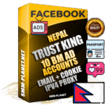 SUPER TRUST KING Nepalese Facebook Ad Accounts - 10 BM Ad Accounts