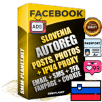 Ultimate Slovenian PREMIUM AutoReg Facebook Accounts - Fully Loaded (Posts : Multi-Photos : Info)