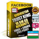 SUPER TRUST KING Uzbek Facebook Ad Accounts - 10 BM Ad Accounts