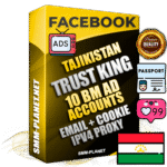 SUPER TRUST KING Tajik Facebook Ad Accounts - 10 BM Ad Accounts