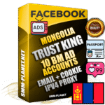 SUPER TRUST KING Mongolian Facebook Ad Accounts - 10 BM Ad Accounts