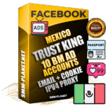 SUPER TRUST KING Mexican Facebook Ad Accounts - 10 BM Ad Accounts