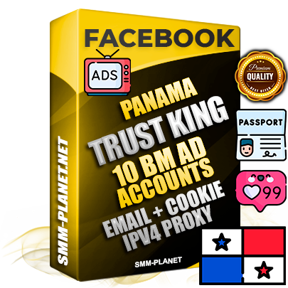SUPER TRUST KING Panamanian Facebook Ad Accounts - 10 BM Ad Accounts