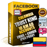 SUPER TRUST KING Colombian Facebook Ad Accounts - 10 BM Ad Accounts