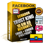 SUPER TRUST KING Ecuadorian Facebook Ad Accounts - 10 BM Ad Accounts