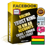 SUPER TRUST KING Bolivian Facebook Ad Accounts - 10 BM Ad Accounts