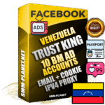 SUPER TRUST KING Venezuelan Facebook Ad Accounts - 10 BM Ad Accounts