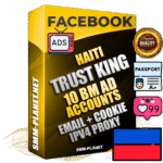 SUPER TRUST KING Haitian Facebook Ad Accounts - 10 BM Ad Accounts