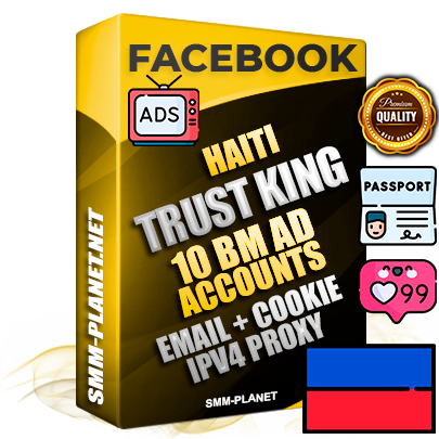 SUPER TRUST KING Haitian Facebook Ad Accounts - 10 BM Ad Accounts