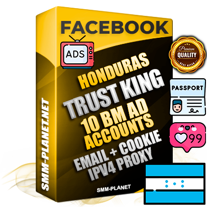 SUPER TRUST KING Honduran Facebook Ad Accounts - 10 BM Ad Accounts