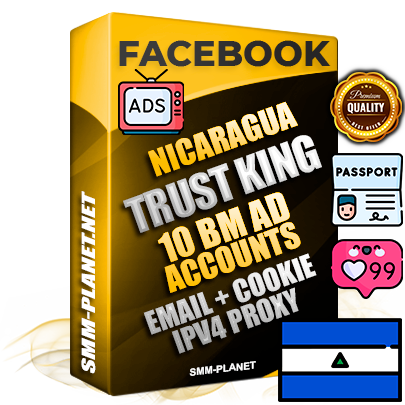 SUPER TRUST KING Nicaraguan Facebook Ad Accounts - 10 BM Ad Accounts