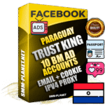 SUPER TRUST KING Paraguayan Facebook Ad Accounts - 10 BM Ad Accounts