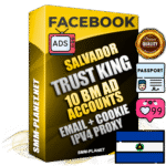 SUPER TRUST KING Salvadoran Facebook Ad Accounts - 10 BM Ad Accounts