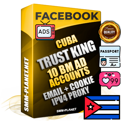 SUPER TRUST KING Cuban Facebook Ad Accounts - 10 BM Ad Accounts