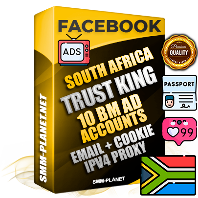 SUPER TRUST KING South African Facebook Ad Accounts - 10 BM Ad Accounts
