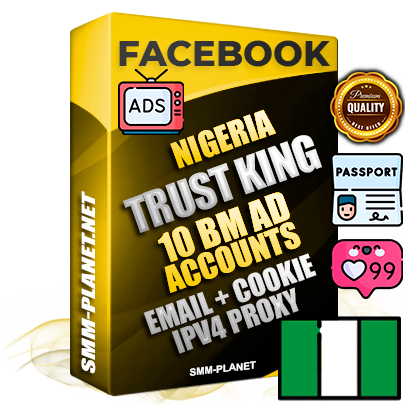 SUPER TRUST KING Nigerian Facebook Ad Accounts - 10 BM Ad Accounts