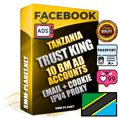 SUPER TRUST KING Tanzanian Facebook Ad Accounts - 10 BM Ad Accounts