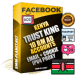 SUPER TRUST KING Kenyan Facebook Ad Accounts - 10 BM Ad Accounts