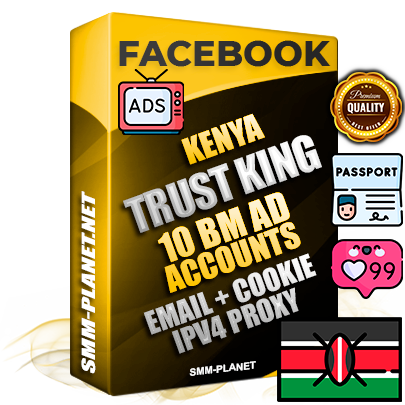 SUPER TRUST KING Kenyan Facebook Ad Accounts - 10 BM Ad Accounts