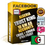 SUPER TRUST KING Algerian Facebook Ad Accounts - 10 BM Ad Accounts