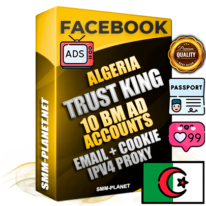 SUPER TRUST KING Algerian Facebook Ad Accounts - 10 BM Ad Accounts