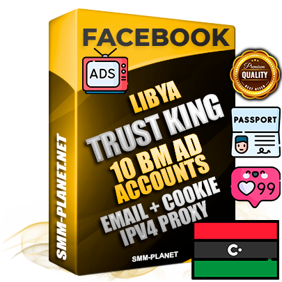 SUPER TRUST KING Libyan Facebook Ad Accounts - 10 BM Ad Accounts