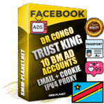 SUPER TRUST KING DR Congo Facebook Ad Accounts - 10 BM Ad Accounts