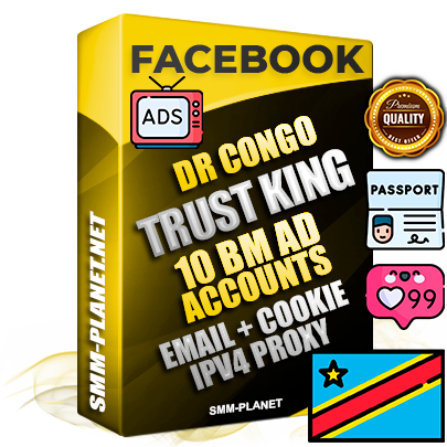 SUPER TRUST KING DR Congo Facebook Ad Accounts - 10 BM Ad Accounts