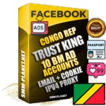 SUPER TRUST KING Congo Rep Facebook Ad Accounts - 10 BM Ad Accounts
