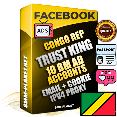 SUPER TRUST KING Congo Rep Facebook Ad Accounts - 10 BM Ad Accounts