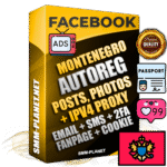 Ultimate Montenegrin PREMIUM AutoReg Facebook Accounts - Fully Loaded (Posts : Multi-Photos : Info)