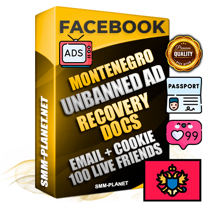 Premium Montenegrin Unbanned FB Ad Accounts with Recovery Docs