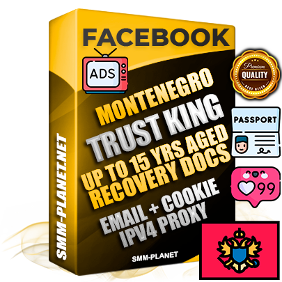 SUPER TRUST KING Montenegrin Facebook Ad Accounts