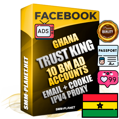 SUPER TRUST KING Ghanaian Facebook Ad Accounts - 10 BM Ad Accounts