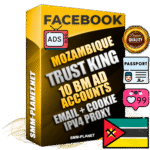 SUPER TRUST KING Mozambican Facebook Ad Accounts - 10 BM Ad Accounts