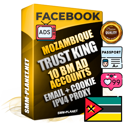SUPER TRUST KING Mozambican Facebook Ad Accounts - 10 BM Ad Accounts