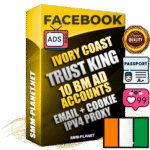 SUPER TRUST KING Ivorian Facebook Ad Accounts - 10 BM Ad Accounts