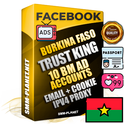 SUPER TRUST KING Burkinabè Facebook Ad Accounts - 10 BM Ad Accounts