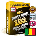 SUPER TRUST KING Malian Facebook Ad Accounts - 10 BM Ad Accounts
