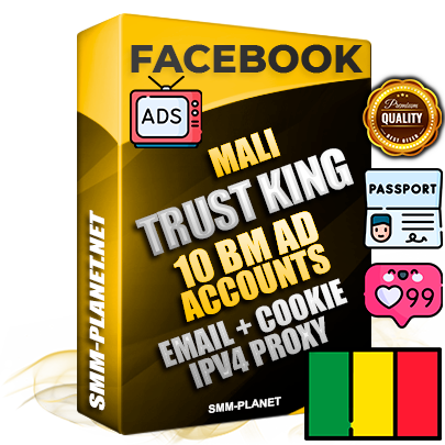 SUPER TRUST KING Malian Facebook Ad Accounts - 10 BM Ad Accounts