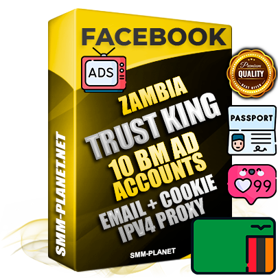 SUPER TRUST KING Zambian Facebook Ad Accounts - 10 BM Ad Accounts