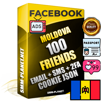 Elite Moldovan PREMIUM Handcrafted Facebook Accounts - 100 Authentic Live Friends with High Trust for Ads
