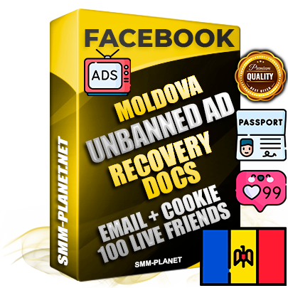 Premium Moldovan Unbanned FB Ad Accounts with Recovery Docs